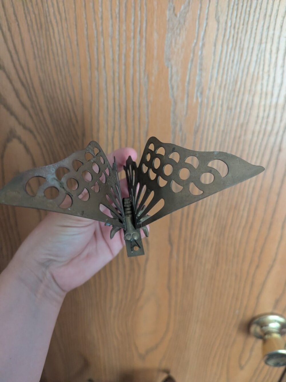 VTG Brass Butterfly Wall Decor or Table Art 3D Set of 3 MCM Metal - Picture 14 of 16